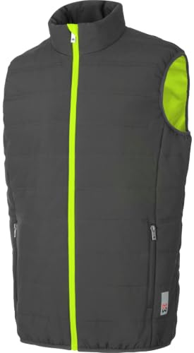 WÜRTH MODYF Gilet imbottito Moon antracite lime uomo - Taglia XS