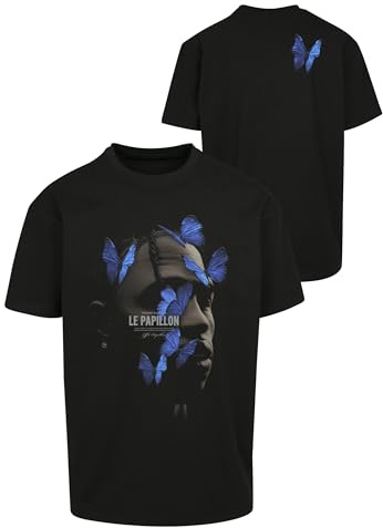 Mister Tee Le Papillon Oversize Tee T-Shirt Uomo (Pacco da 1)