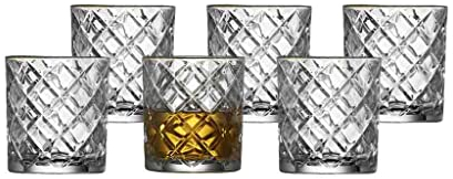 Lyngby Trinkglas mit Goldrand Diamant-Serie 6er Set ca 35cl | LY-25883