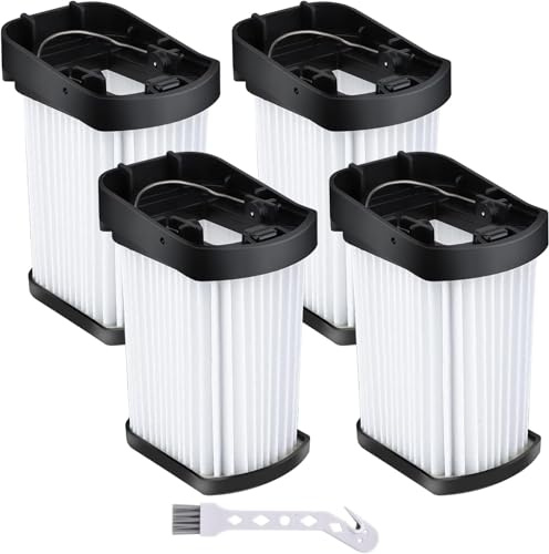 Leadaybetter WV270 Filter Replacement for Shark WV270UK WV273UKT WandVac | Cordless Handheld Vacuum Cleaner, 4 Pack WV270 HEPA Filters