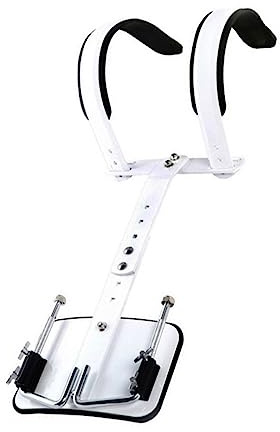 TOYANDONA Verstellbarer Leicht Aluminium Rückrahmen Weiß Snare für Drum mit Schultergurt zu Montieren und Tragen für Marschkapelle