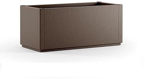 mille idee Fioriera da Esterno Tortora Vaso Rettangolare cm 80x35x36xh Arredo Giardino