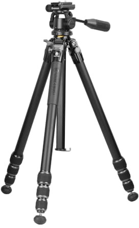 Vanguard Veo 5 234AO26 Trípode para telescopio - observación | Con columna, Rótula de 2 vías, Aluminio, Cerrado: 54,6cm, Extendido: 159,1cm, Soporta hasta 6kg
