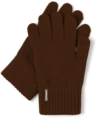 VIVISENCE Damen Winter Handschuhe Mit Gemütlich Stilvolle Breitem Strickbündchen Hergestellt Aus Warmem Garn Mit Wollzusatz Perfekt Für Kalte Wintertage Herbst Modell 7202