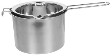 AUTSUPPL Stainless Steel Double Boiler Pot DIY Candle Melting Set Pot for Melting Butter Cheese Sweets