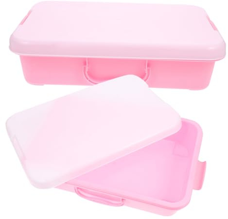 LIGHTAOTAO 2Pcs Handheld Sandbox Sand Tray with Lid Portable Storage Box for Sensory Play Durable Design for Boys for Organizing and Items