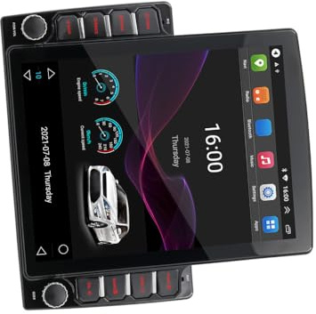 Zambuph 9,7 Zoll Auto GPS Navigation Universelles drahtloses Multimedia Automobil FM Radio Fahrzeugmontierter Videoplayer für Subwoofer