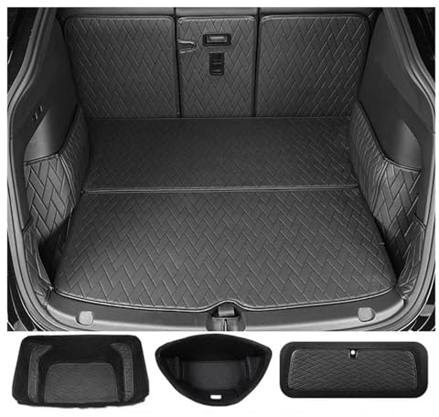 Tappeti Bagagliaio Per Tesla Per Model Y 2017-2022 2023 In Pelle A Copertura Totale Tappetino Per Bagagliaio Personalizzato Impermeabile Del Vano Di Carico Baule Fodera