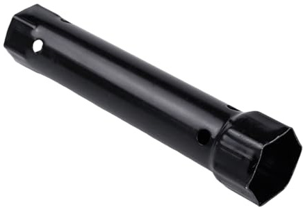MHADBKH Llave tubular de 204 mm M34-40 de doble zócalo de acero al carbono para fontanería, reparaciones del hogar, herramienta de grifo, llave tubular, caja