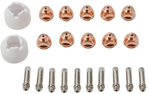 ZYNCUE Plasmabrenner Verbrauchsmaterialien Kit für Thermal Dynamics PCH-51, 3XR, 4XI, 5XR - Inklusive Elektroden, Düsen, Schilde (22-teilig)
