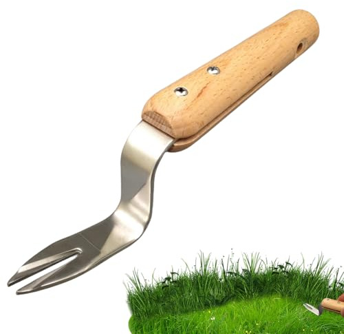 Genérico Diserbatore per prato da giardino | Utensili manuali da giardinaggio,Forca per estrarre le erbacce - per giardino prato campagna paesaggistica fiori verdi esterni