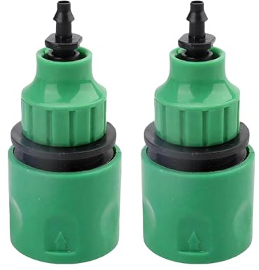 2Pcs Garden Water Hose Quick Connector | Garden Hose Pipe Adapter Tap Connector Fitting for Irrigation, Gardens Water Hoses Quick Connectors Set for 8/11mm 4/7mm Pipe