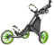 CaddyTek Golfwagen golf trolleys 3 Rad Golf Push cart leicht falten-lime