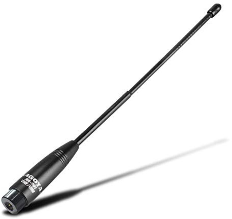 Antena Nagoya NA-701 SMA-Macho de 8 Pulgadas VHF/UHF (144/430 MHz) para Radio YAESU, Vertex, TYT y Wouxun