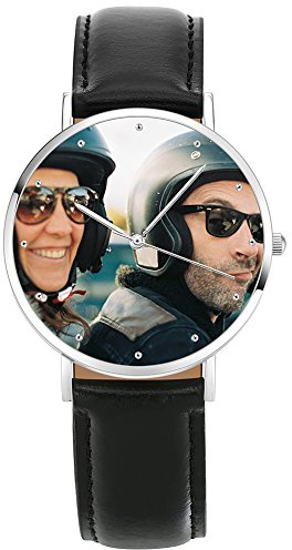 SOUFEEL Relojes Fotográficos Personalizados: Relojes con Nombre Grabado Personalizado, Regalos Personalizados para Hombres y Mujeres