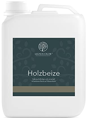 Lignocolor Holzbeize (2,5 L, Kirschbaum hell) umweltfreundliche Beize auf Wasserbasis für Holz