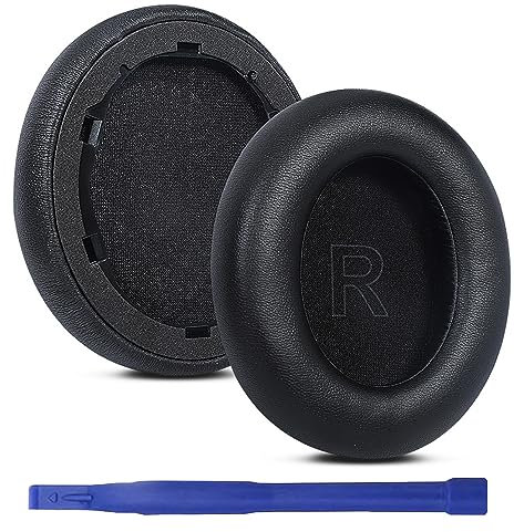 Aiivioll Q30 Replacement Ear Pads Compatible with Anker Soundcore Life Q35 / Q30 Headphones, Ear Pads with Protein Leather and Memory foam, Ear Cushion Repair Parts(Black)
