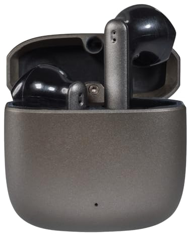 Vivanco Drahtlose Kopfhörer 62585 Metal Pair Anthrazit