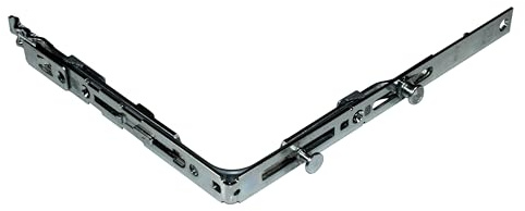 SI Siegenia Aubi Eckumlenkung AEUL 0160-100011, 153x210mm beidseitig kuppelbar incl. SN-TEC Montagematerial