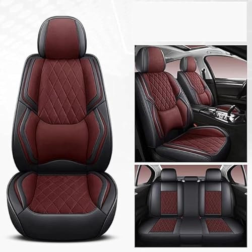 KORSE SitzbezüGesets FüR Hyundai Tucson 2015-2018, Auto-SchonbezüGe Wasserdicht Sitzschoner Schonbezug Leder Anti-Rutsch Sitzheizung
