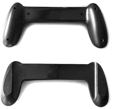 Black New3DSXL Extra Non-slip Gaming Handles, Compatible with Nintendo New 3DS New3DS XL/LL, 3DSXL 3DLL Handheld Game Consoles, Custom Lightweight Sweatproof Denture Holder