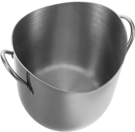 Toddmomy Cubo De Hielo De Acero Inoxidable para Fiestas y Eventos Al Aire para Enfriar Vinos y Bebidas Contenedor Resistente para Congelador Diseño Elegante y Sofisticado