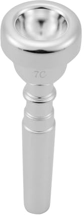 Tuesoa Spare Part Light Silver Plating Trumpet 7C Mouthpiece