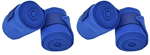 SIXRUN Pferdereinigungsset und Schrankschleife in Blau, Robust und Einfach zu Bedienen, für Verschiedene Haustiere, Polyester, 4pcs