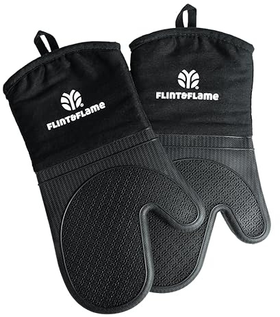 Flint & Flame Silicone Oven Mitts