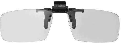 sourcing map 2 Pcs Polarized Clip-on 3D Glasses, Passive 3D Viewing Glasses Frames for Image MAXimum Movies Theater Games TV Photo Projector