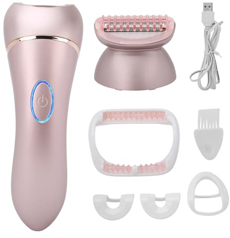 Eminchu Epilatore Elettrico per Depilazione Impermeabile IPX6 per Macchina per Depilazione Donna, Portatile e Resistente Alle Allergie, Ideale per L'uso in Bagno