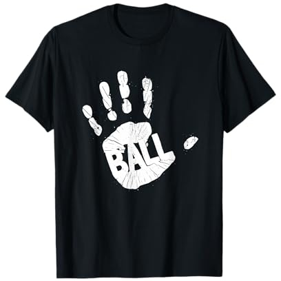 Handball Deutschland I Abdruck Hand & Ball I Handballer T-Shirt