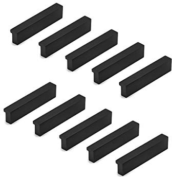 Qrity 10x Möbelgriffe Lochabstand 32mm Türgriffe Küche Stangengriff Schrankgriffe Schubladengriffe Küchenschrank Griffe für Küchenschränke