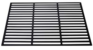 Ansobea Grillrost Gusseisen Emailliert Eckig Grillgitter Grill,Grillrost Grillflaeche, Gussrost Grillrostprofi für Gasgrill, Holzkohlegrill, 54 x 34 cm