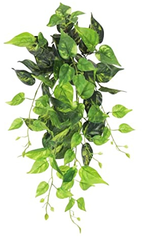 Pothos Ivy Hanging Greenery Foliage Bush- Real Touch-UV Protection Great for Outdoor