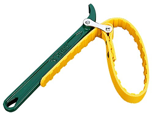 SEIWEI Gurtbandschlüssel, 38.1 cm Ölfilter-Bandschlüssel, Verstellbarer Riemen Ölfilterbandöffner Schraubenschlüssel zum Ersetzen von Wasser Ölfilter Schwimmbad Anschluss