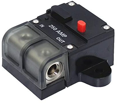 1 Stück 80A/100A/150A/200A/300A Auto-Truch-Audio-Leistungsschalter-Sicherungshalter Leistungsschalter (Size : 80A)