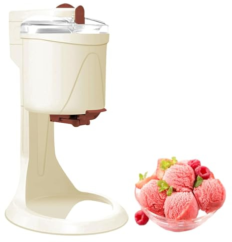 Macchina per il gelato domestico, Macchina per il gelato, Macchina automatica per il gelato soft di grande capacità, Uso domestico portatile,con contenitore per il ghiaccio rimovibile con compressore