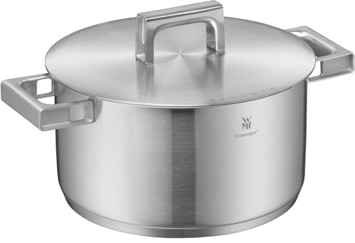 WMF Profi Resist 28 cm Induction Sauté Pan, Honeycomb Pan, High, Non-Stick Coating, Frying Pan High Rim, Honeycomb Structure, Stainless Steel Handle, Suitable for All Hobs, Oven-Safe up to 2