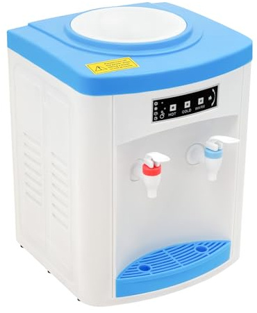 Dispensador de Agua Fría y Caliente Eléctrico 550 W - para Oficina, Encimera, Enfriador de Agua Potable - Adecuado para Todas Las Estaciones, 220 V