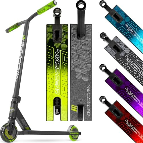 Pro Trick Stunt Scooter for Kids Ages 8-12 – Lightweight Durable 2 Wheel Freestyle Scooter for Skatepark and Street – Easy Assembly – Madd Gear MG3
