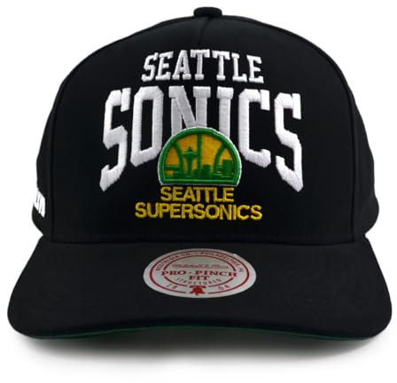 Mitchell & Ness NBA Big Time Pro Snapback Cap Seattle Supersonics Black
