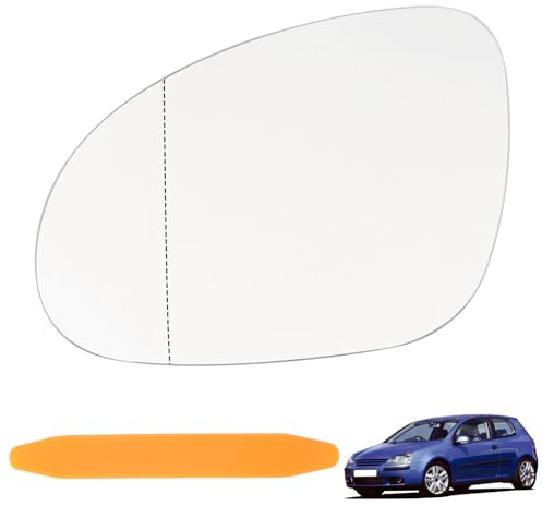 NewZC Auto Spiegelglas Links für VW Golf MK5 2004-2009/VW Passat 2007-2011
