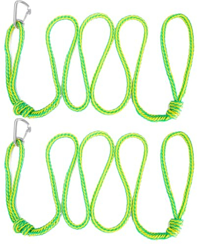 Marine Tow Rope with Stainless Steel Hook, Heavy Duty Dock Line for Kayak, Jet Ski, Pontoon, PWC