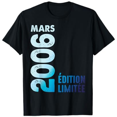 Édition Limitée Mars 2006 Cadeau D'anniversaire 2006 T-Shirt