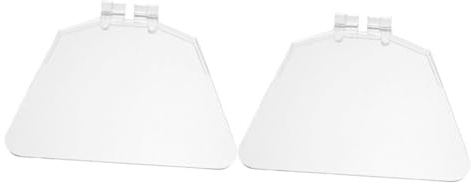 Operitacx 2pcs Transparent Plastic Bench Eye Protector Guard for Grinding Wheel Machines Replacement Accessories for Tool Safety and Debris Shielding