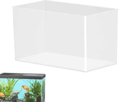 Mini Aquarium - Tiny Fish Tank | Frameless Extra Clear Aquarium Bowl, kompaktes Terrarium für, Krabben, Spinne, Betta, Nanofische, kleine Wasserhüter, vorübergehende Lebensraum für Zuhause od