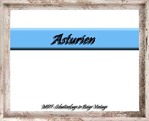 MDF-Leerrahmen ASTURIEN speziell für Leinwandbilder BZW. Keilrahmenbilder im Format 30 x 120 cm. Schattenfugenrahmen in der Farbe: Beige Vintage. 10 Farben zur Auswahl