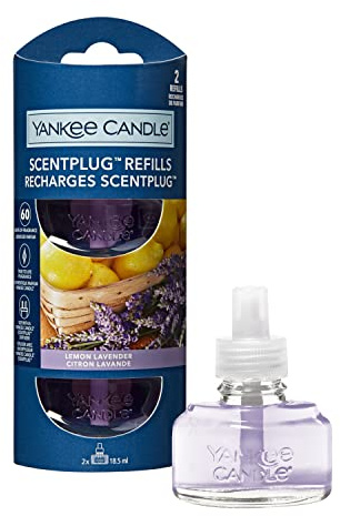 Yankee Candle ScentPlug Nachfüllpackungen | Lemon Lavender Duftöl für Raumduftstecker | bis zu 60 Tage Duft | 2 Stück