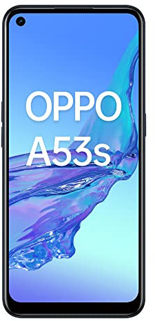 OPPO A53S - Smartphone 128GB, 4GB RAM, Dual SIM, Carga rápida 18W - Negro